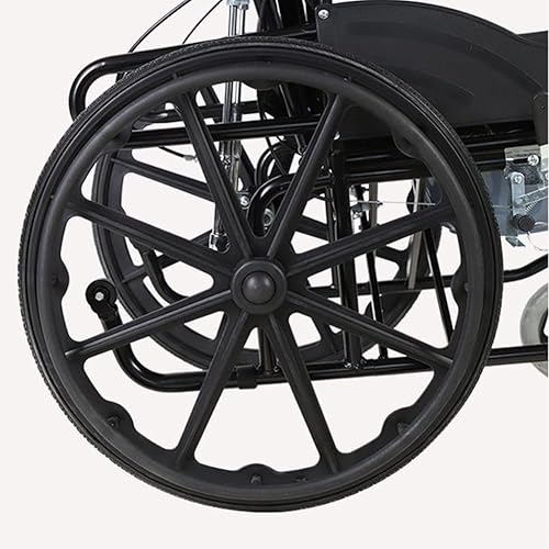 Miniatura 5 de Rueda trasera manual para silla de ruedas de 24 pulgadas, accesorio para andador para personas discapacitadas, rueda de repuesto, 24 x 13/8, rueda