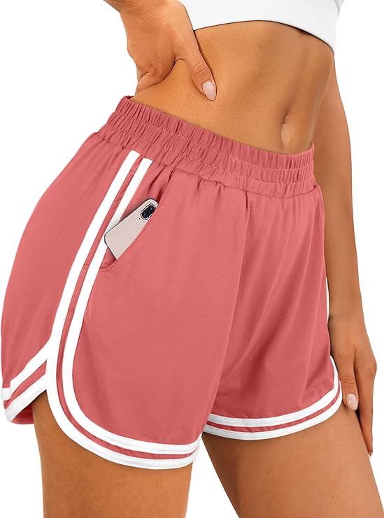 OFEEFAN Womens Athletic Shorts 