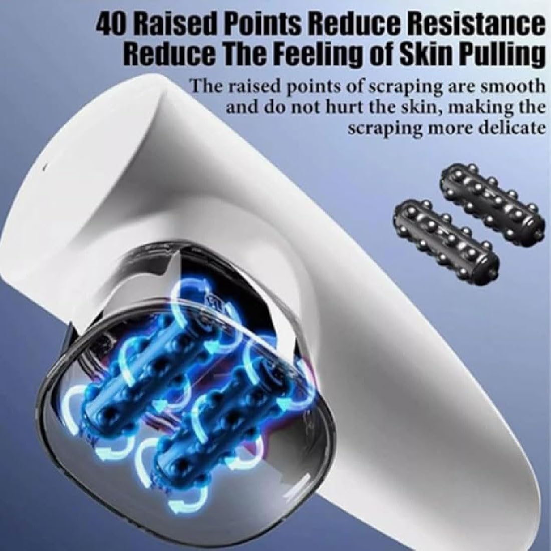 2025 New Sculpiflex for Cellulite,3-in-1 Full Body Sculpting Massage,15 Stufen Elektrisches Schröpfmassagegerät mit EMS & Rotlicht,Anti-Cellulite-Massagegerät für Rücken Arme Beine Gesicht (Weiß)