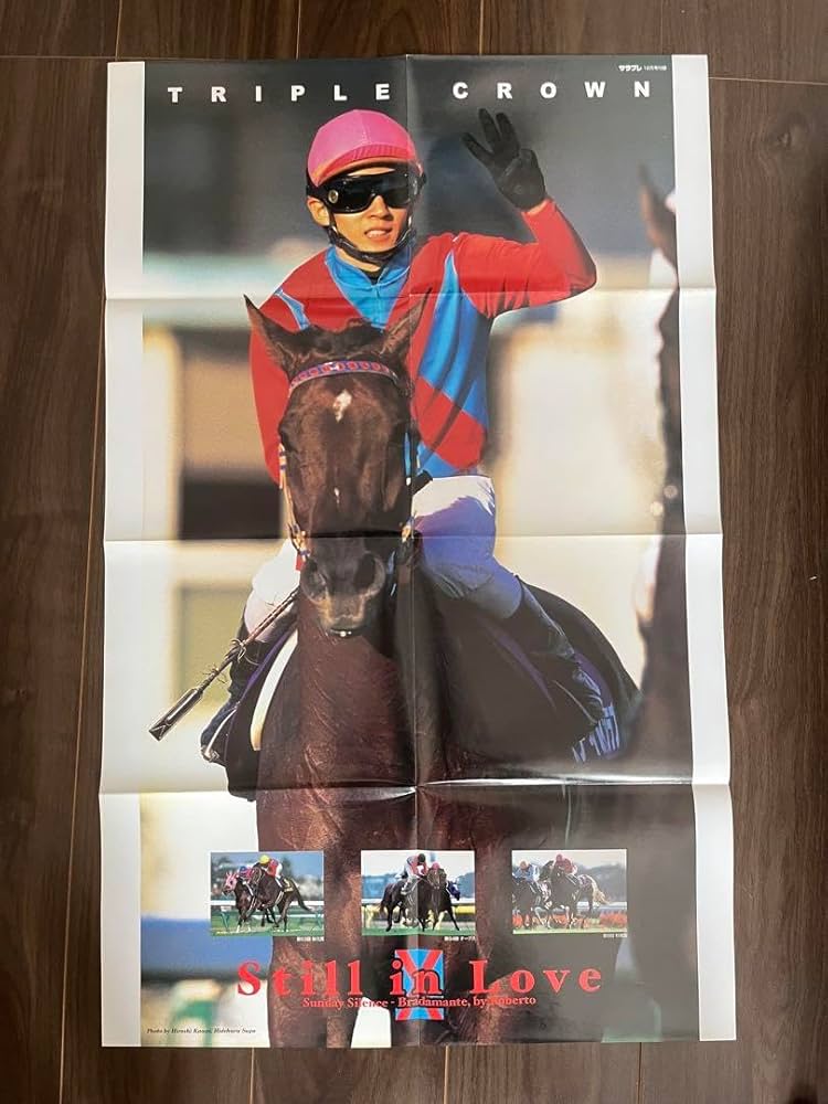 Amazon.co.jp: スティルインラブ ポスター サラブレ 競馬 3冠