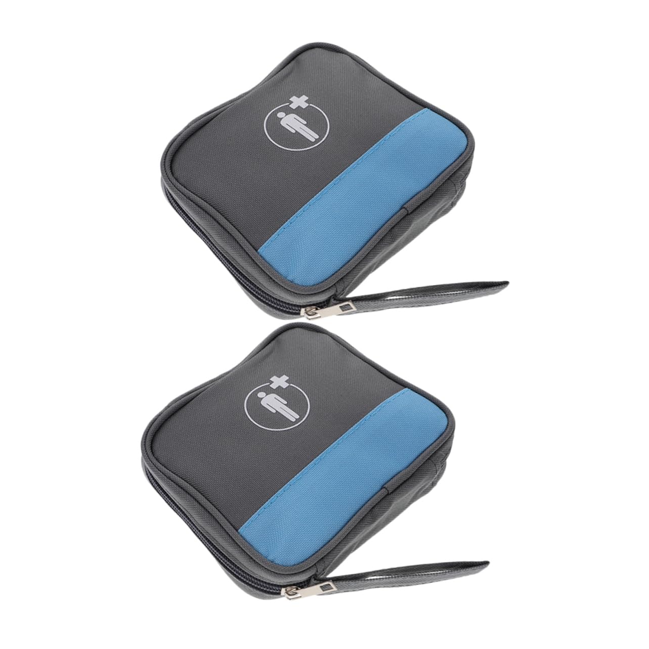 Gatuida 2pcs Portable Medical Supplies Organizer Bag Lightweight Trauma Kit for Travel Home Kitchen Hiking Camping and Cycling Efficient Storage for Emergency Needs