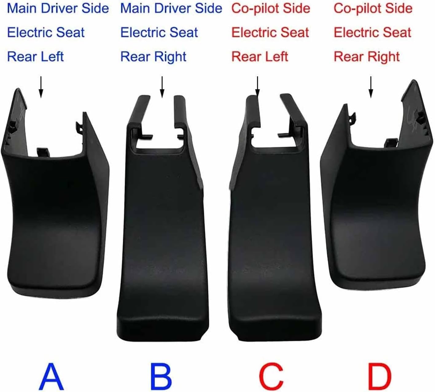 GERRIT 4 ピース/セットカバーシートアンカーフロントシートスライドカバーアウトランダー Asx エクリプスクロスランサーに対