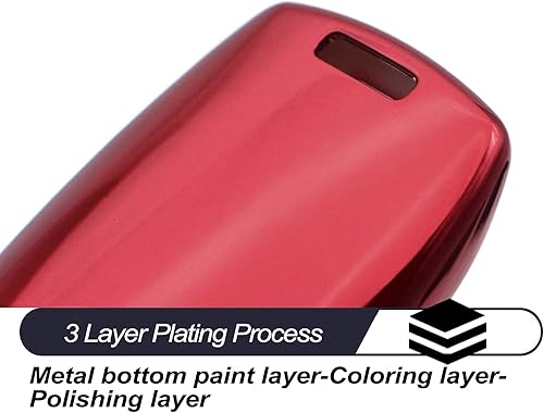 Miniatura 5 de MECHCOS Compatible con Dodge RAM 1500 2500 3500 4500 5500 Truck Pickup Rojo TPU Key Fob Funda Funda Soporte Remoto Protector de piel Accesorios de