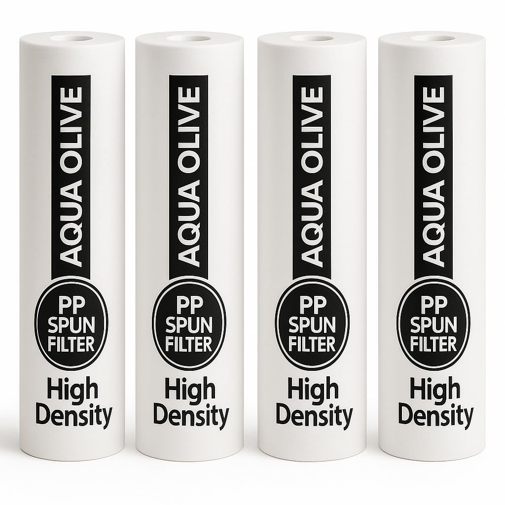 Spun Filter po 10 inch 5 Micron high Density 110 gram pre Filter Cartridge Suitable All Water Purifier Domestic-image-9