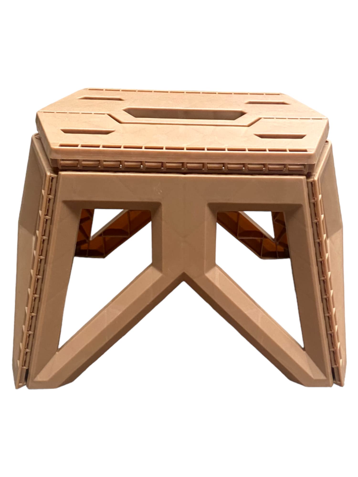 HBTower Scala 2 Gradini, Leggera e Compatta, Sgabello Pieghevole con Pedali Antiscivolo, Telaio in Acciaio Robusto, Portata 150 kg, Facile da Trasportare per Uso Domestico e in Cucina