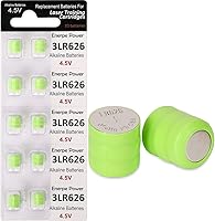 Vista 1 de Paquete de 10 baterías de repuesto 3AG4 / 3LR626 / 3x377 4.5V para todos los cartuchos de entrenamiento láser