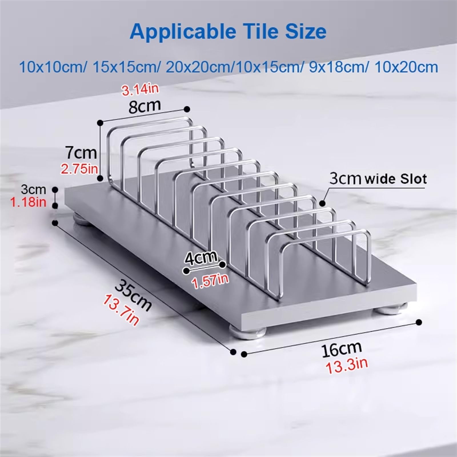 Soporte de madera para muestras de azulejos con capacidad para 30 azulejos para ferias comerciales y uso comercial