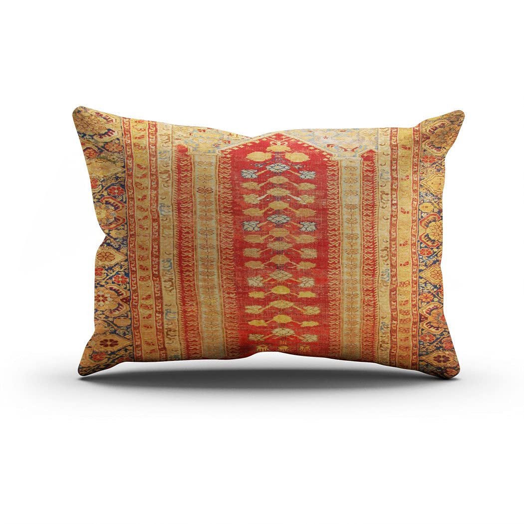 Suike Tribal Southwest Geometric Boho Decor Hot Hidden Zipper Home Decorative Rectangle Throw Pillow Cover Cushion Case Lumbar 12x20 Inch Design Printed Furniture Pillowcase