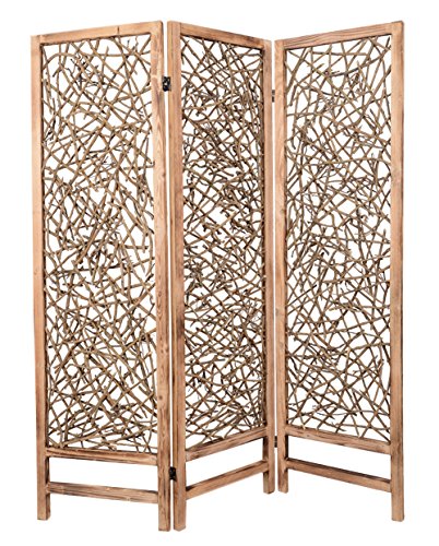 Screen Gems Baldy Screen SG-264 Room Divider, Brown