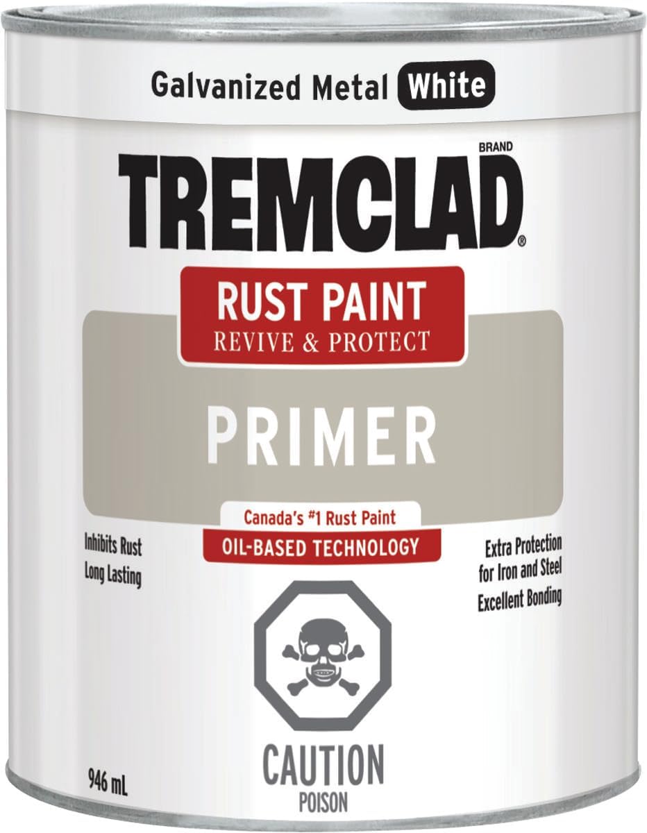946mL White Galvanized Metal Alkyd Rust Primer - Amazon.com