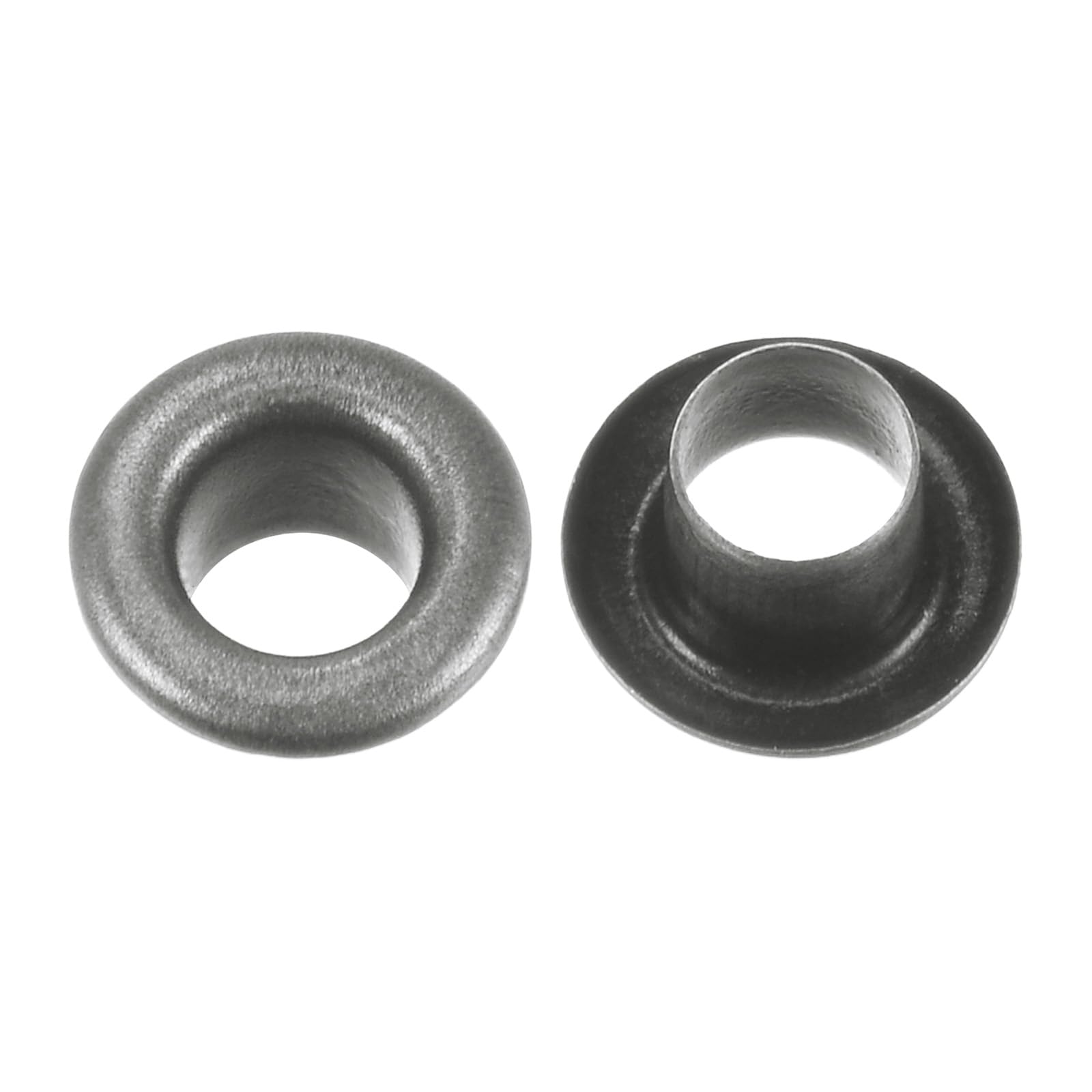 QUARKZMAN 300 Ojales Metálicos De 3 Mm (1/8") Con Arandelas – El Kit De Bricolaje Que Toda Costurera Necesita (Hierro, Gris Oscuro)