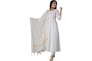 Jaipuri Kurtis for Women Indian Style: Enhance Your Ethnic Wardrobe with Chikankari Cotton Anarkali