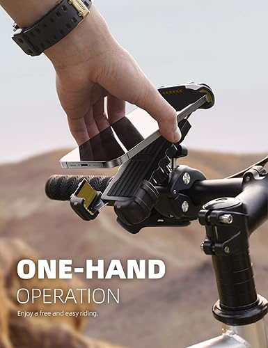 Miniatura 4 de Lamicall Soporte para botella de agua para bicicleta, soporte para teléfono de motocicleta
