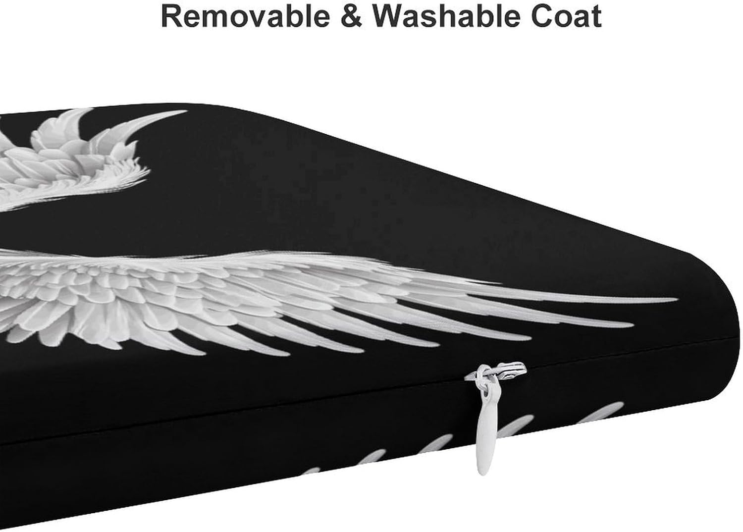 Angel Wings Floor Pillow Meditation Yoga Cushion Square Chair Cushion Pillows Seating for Adults