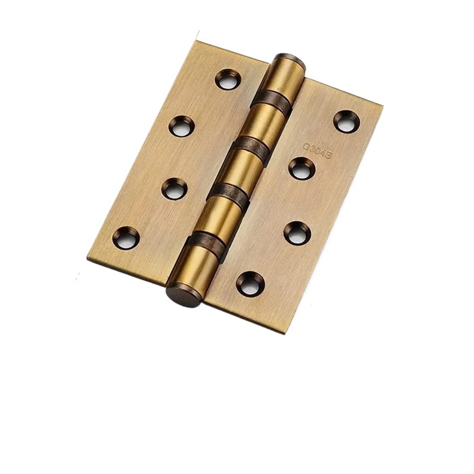 Kdhcvkz Brushed 1Pcs Stainless Steel Door Hinges Wooden Door Hinges(Brushed)