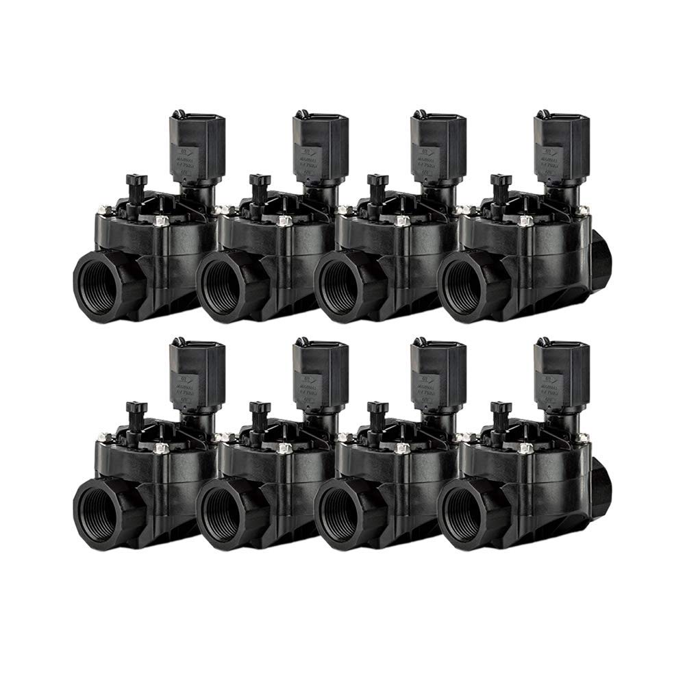 Rain Bird Lot de 8 électrovannes 100-HV de 24 V mesurant 2,54 cm