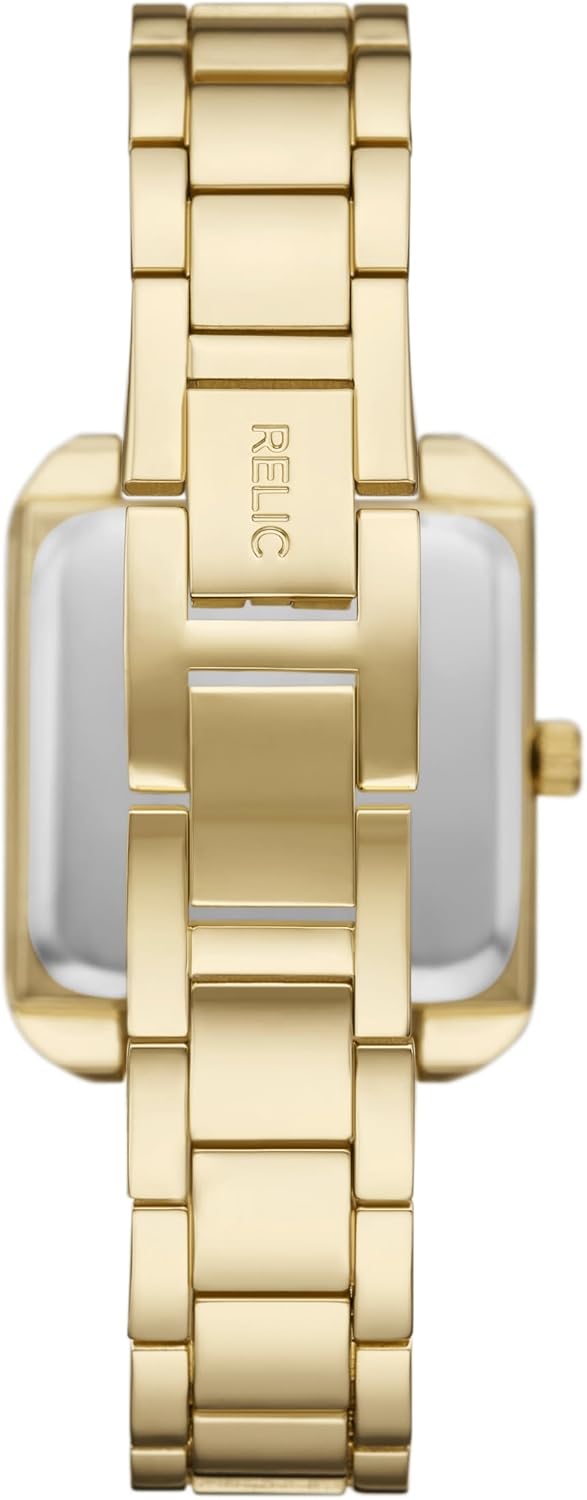 RELIC Women's Jenna Three-Hand Gold-Tone Alloy Watch (Model: ZR97026)