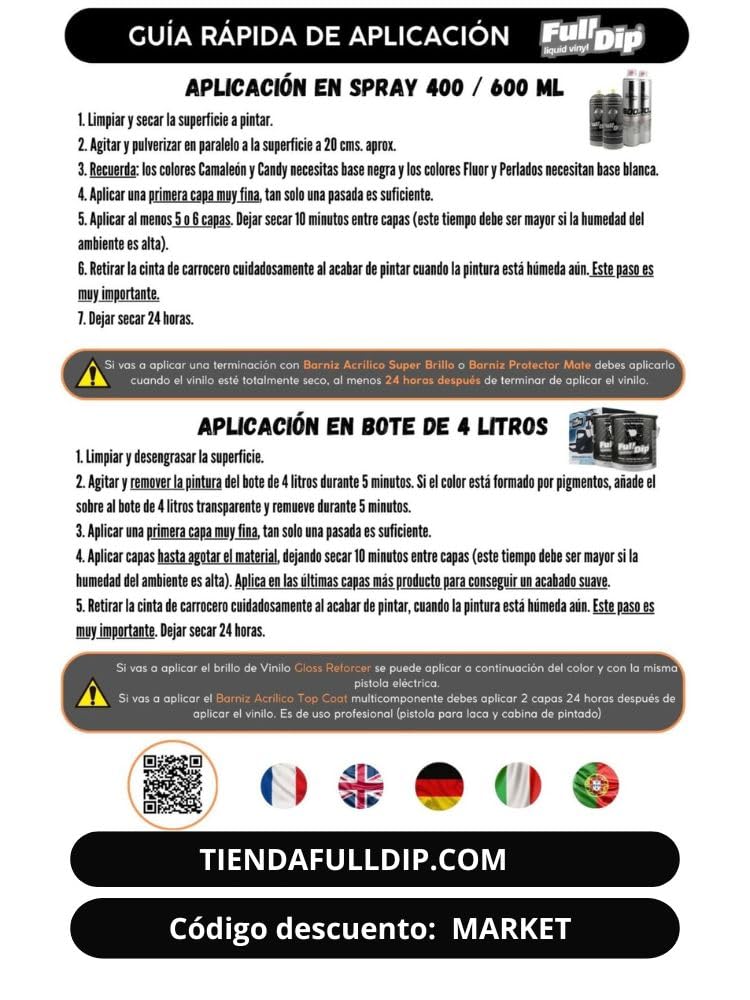 AutoFullCar Vinilo Líquido Full Dip Kit de Pintura con Pistola Eléctrica FD650 Pack Completo Para Pintar tu Coche y Superficies Automoción con Acabado Mate (Nardo Grey, Coche Berlina)
