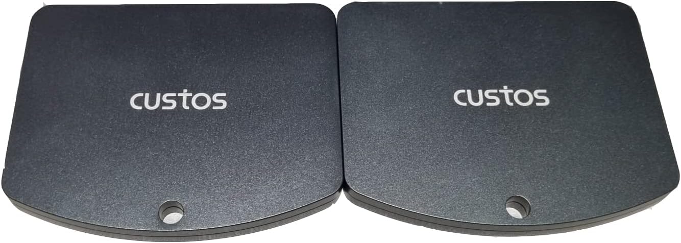 Custos Mnemonic Metal for Private Keys 24-Word Seed Phrases Engraved Letters Easy Setup & Cold Storage Wallet Backup for Crypto Assets, Compatible with Ledger Trezor KeepKeyCrypto - 2 Pack