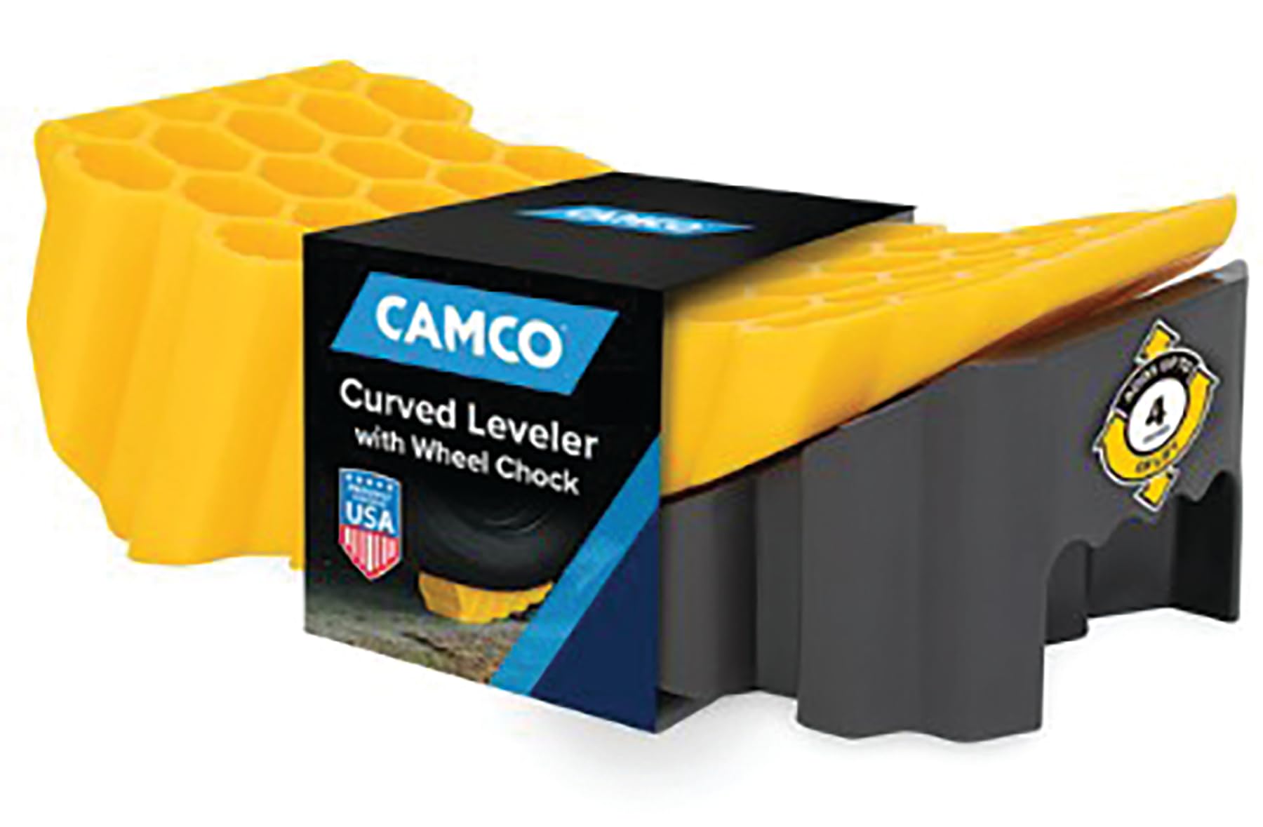 44423 Curved Leveler and Wheel Chock