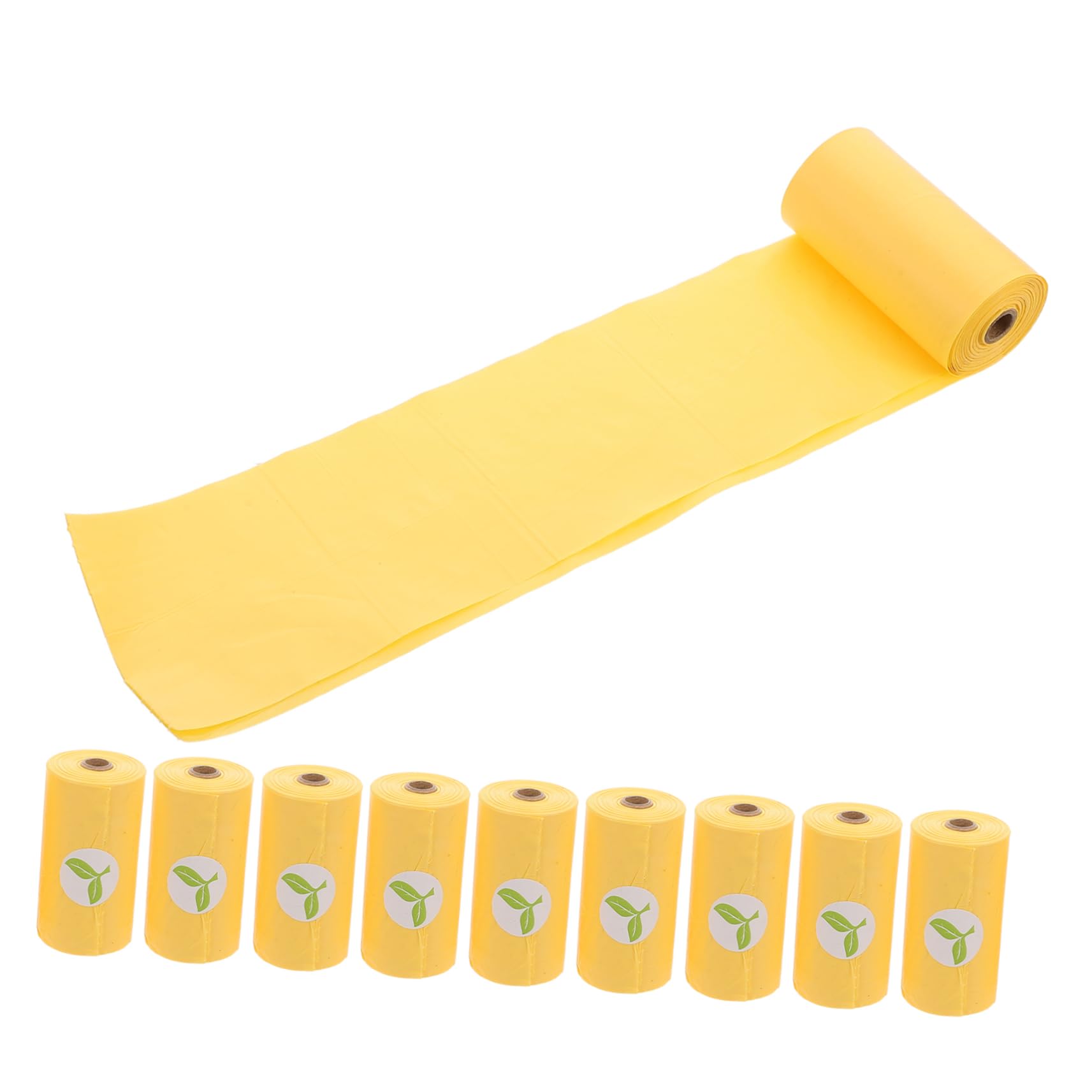 Toyvian 10Rolls Pet Waste Bags Leakproof Bags for Easy Cleanup Parks Homes Public Spaces for Dogs Cats Odor Containing Portable Multi Use