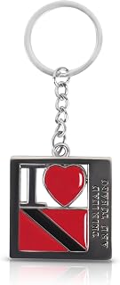SandT Collection I Love Trinidad and Tobago Keychain