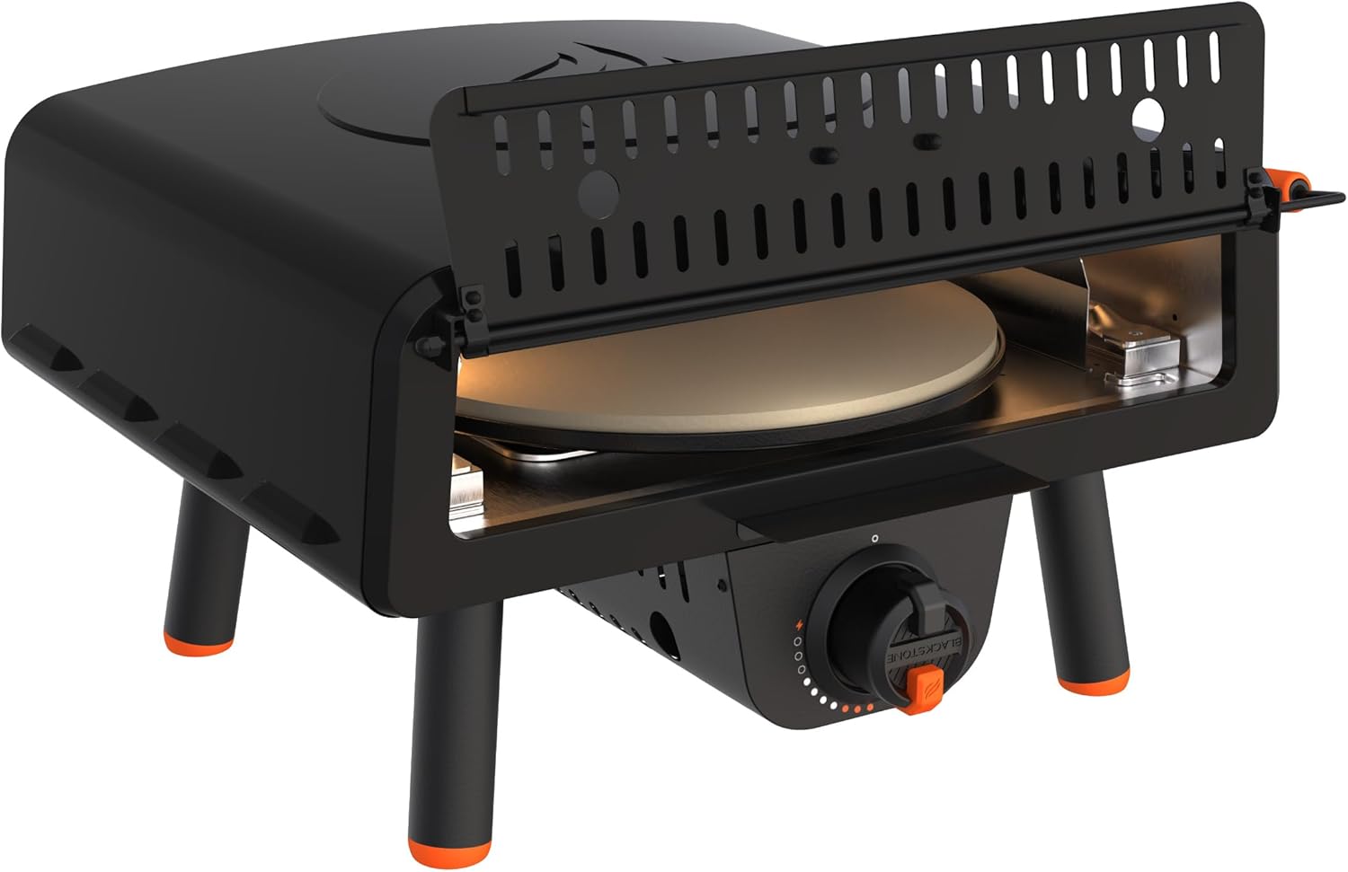 Blackstone 2238 Leggero Tabletop Pizza Oven with 13” Rotating Pizza Stone, Black (incomplete)