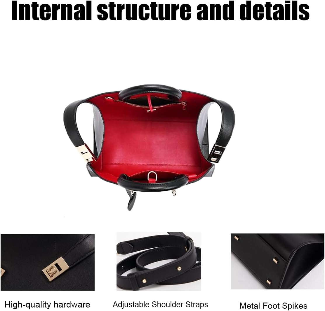 Designer Classic Top Handbags For Women,Leather Tote Bags,Shoulder Purses For Ladies, Adjustable Strap Work Satche