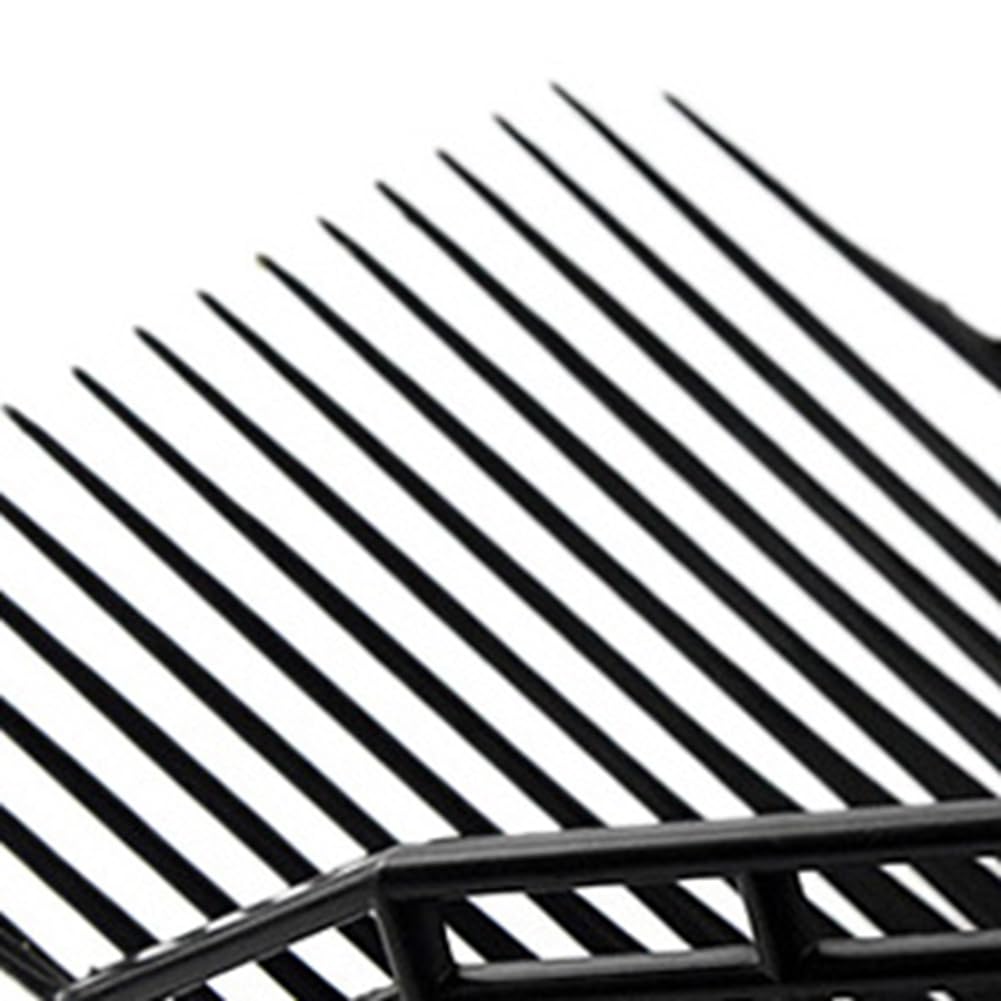 Lizusidtsy Manure Fork Replacement Pitchfork, Horse Manure Rake for Picking Up Manure, Black