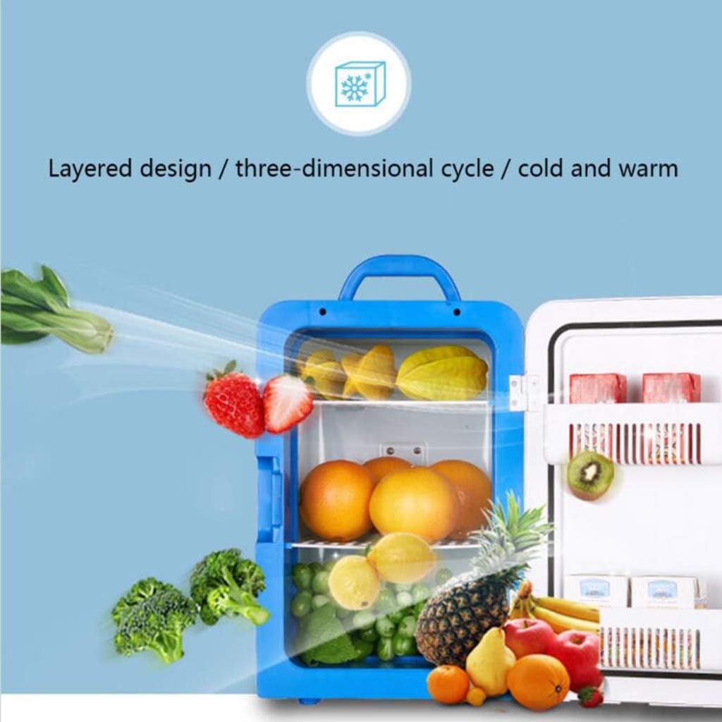 20 liters Mini Refrigerator Cooler and Warmer-Cou Portable Quiet Suitable for Family Bedroom car Vacation Food and Beverage (Type B)