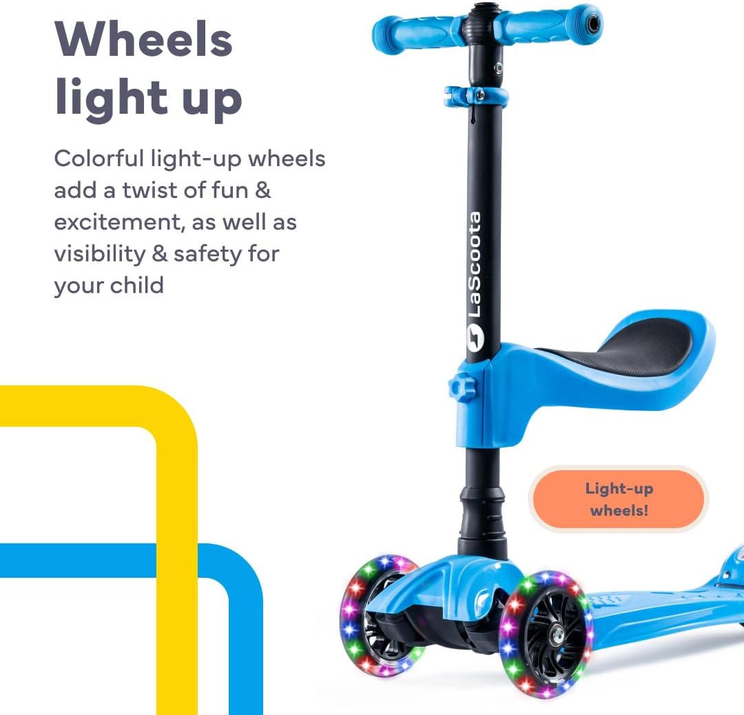 LaScoota 2-in-1 Kids Kick Scooter - Image 3