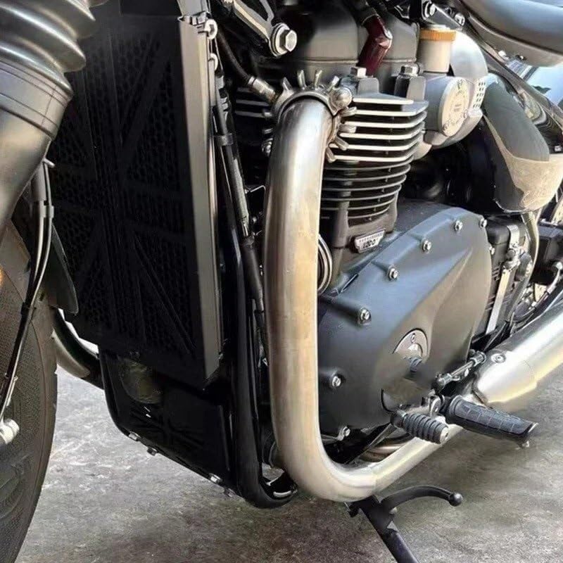 オートバイエンジンガー バイク用エンジンガードクラッシュバー トライアンフ用 ボンネビル用 T100/T120用 ボバー用 スラクス エンジンクラッシュプロテクター  オートバイバンパーエンジンため ボンネビル用 T100 用 T120 ボバー用スラクストン 1200 オートバイのバンパー ... バイク用クラッシュバー バイク用クラッシュバー 用のトライアンフ用 用のボンネビル用 用のT100 T120 スラクストン 1200