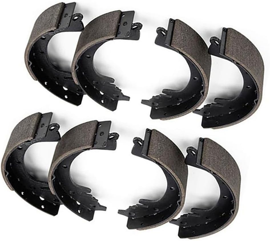 Drum Brake Shoes Front Rear Set fits Jeep CJ3, CJ5, CJ6 1959 2.2L l4, fits Jeep Willys 1954 1955 1956 1957 1958, Automotive Replacement Parts