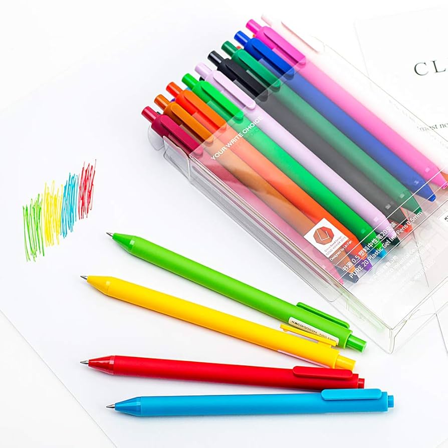 Amazon.co.jp: カコ(Kaco) デザイン小物 20色 0.5㎜ KACOGREEN