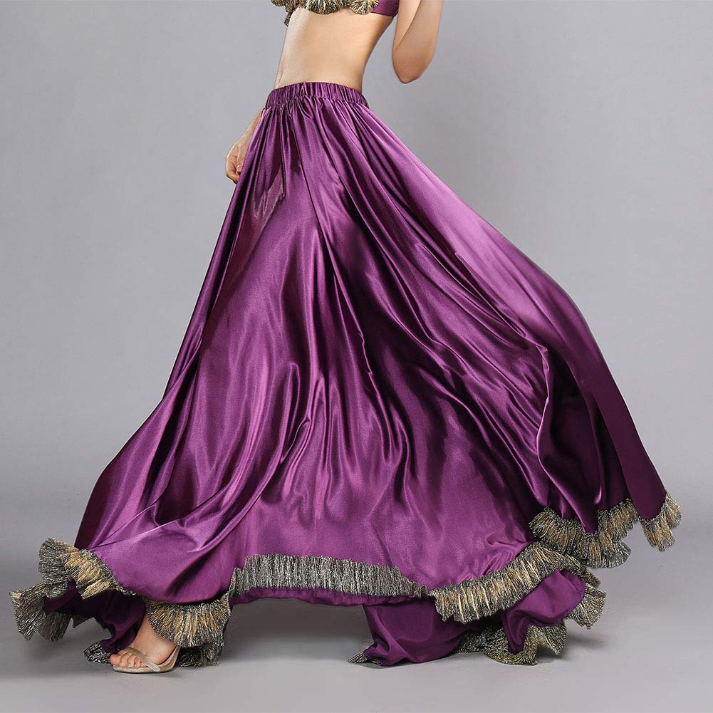ROYAL SMEELA Flamenco Rock für Frauen Bauchtanz röcke Zigeuner 12 Yards voller Rock Bauchtanz 360 Grad Voller Tanz Röcke Boden wischen Länge Großer Saum Maxirock bauchtanzkostüm Bauchtanz Rock