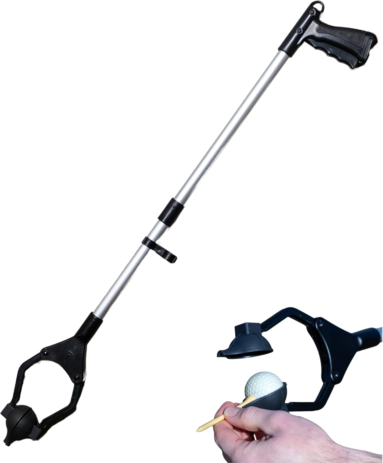 Golf Ball Teeing Aid Device For Seniors | Golf Ball Dispenser Eliminates Bending | Motorless Golfing Dispenser Tees Up Your Golfing | Adaptive Gifts For Seniors | Foldable Tee Assistant