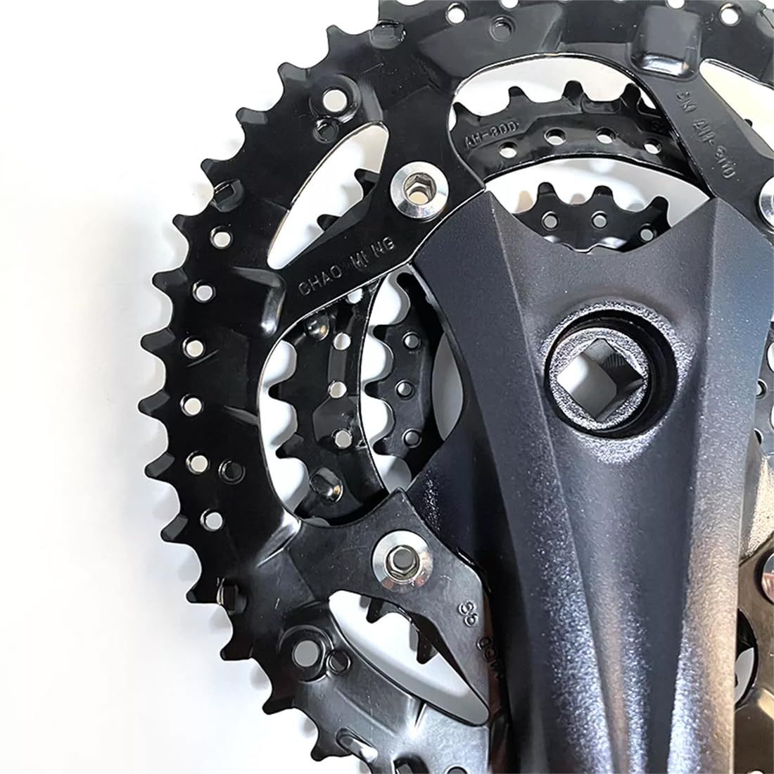 Corona 64/104 BCD MTB 3 * 9S 22T 32T 44T Corona tripla per bicicletta durevole Mountain Bike Chainwheel Bike Guarnitura parte per bici da strada, mountain bike, MTB Bike