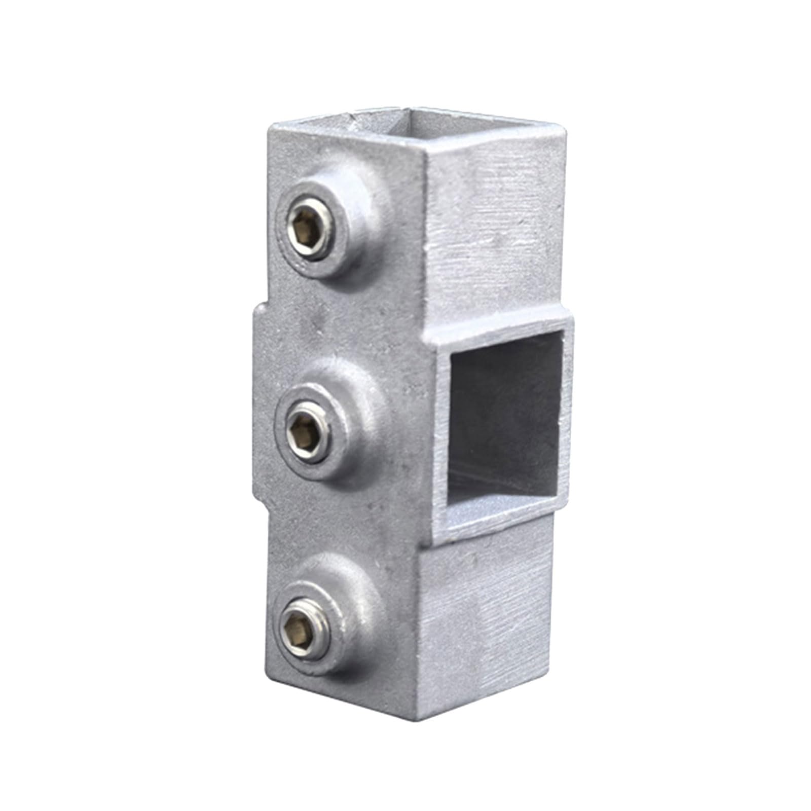 Nvoqilin 20X20 Big 3Ways Aluminum Alloy Joint Square Tube Connector Connection Fastener For Furniture Framing And Structural Enduring Connection Fastener