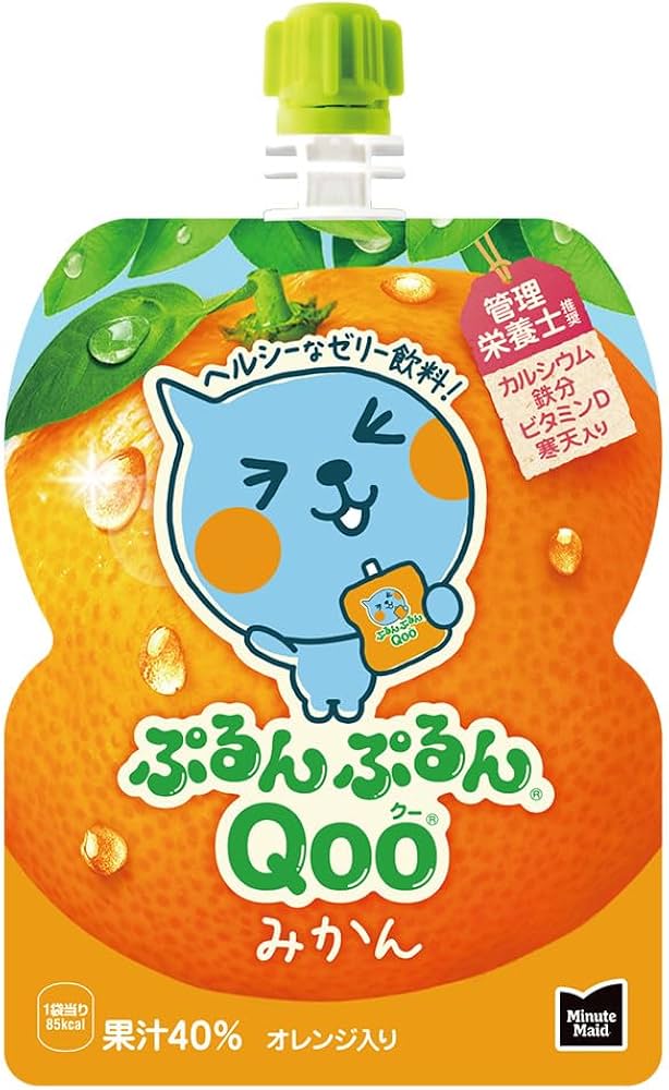 Amazon.co.jp: コカ・コーラ ミニッツ メイド ぷるんぷるんQoo みかん