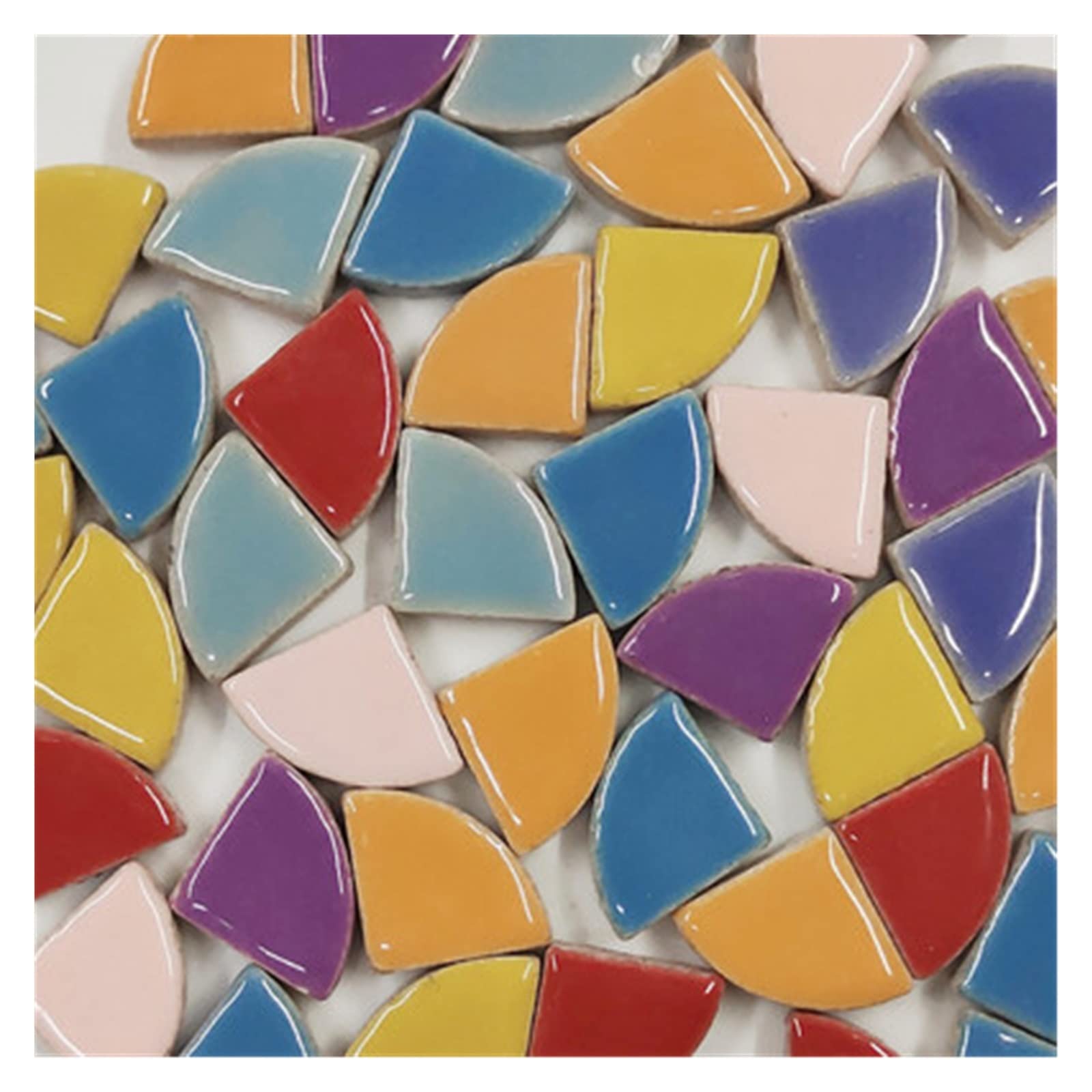 Azulejos de mosaico. Azulejos de mosaico cerámica creativos for manualidades, pasatiempos, arte, materiales decorativos hechos a mano, varias mezclas, mini irregular 100 g(L)