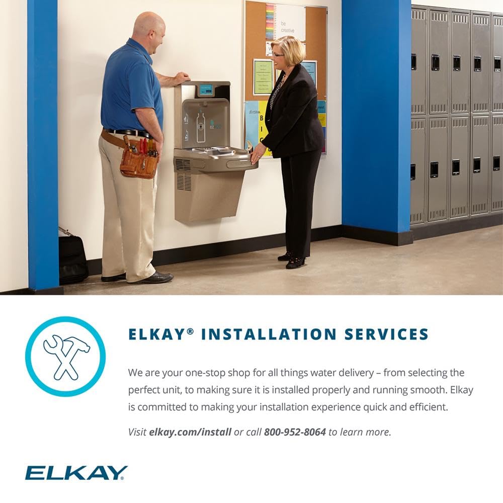 Elkay LZWSSM EZH2O Surface Mount Filtered Bottle Filling Station Non-Refrig. Stainless Steel product thumbnail 7