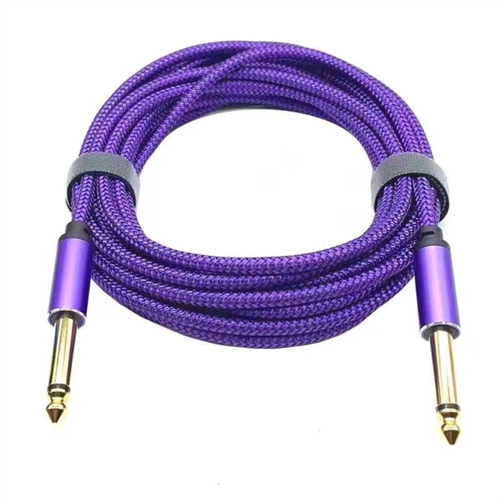 cable de audio de guitarra Cable De 6,35 Mm A 6,35 Mm Cable De Instrumento Cable De Instrumento De Guitarra De 1/4 De Pulgada Cable Estéreo Mono De 6,5 Mm De Primera Calidad Cable TS De 1/4"(300Cm)