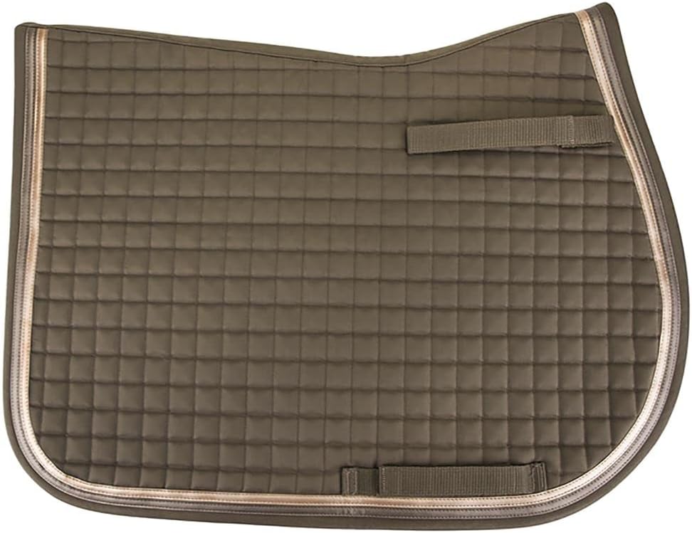 Equine Couture Luxe Saddle Pad with White Sherpa Fleece Lining