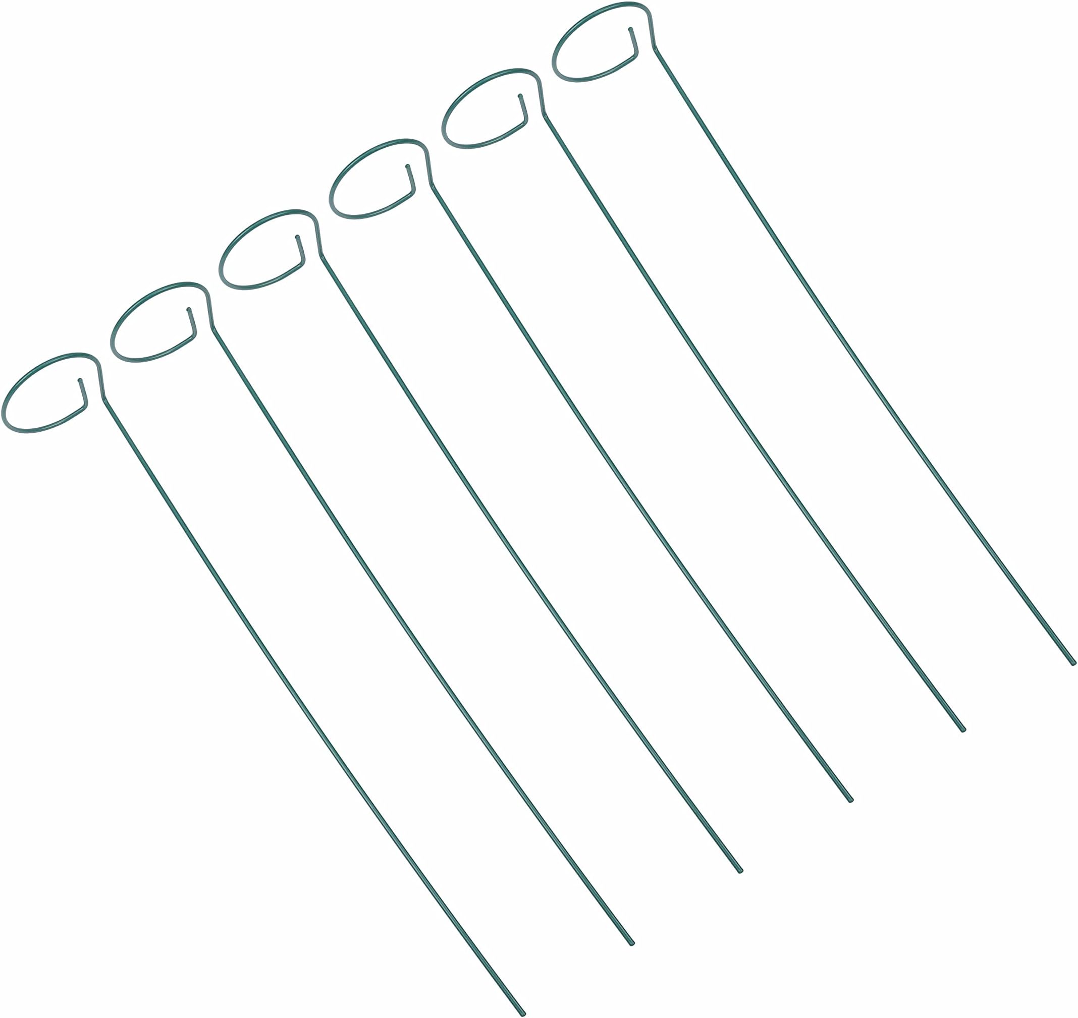 KARSUM Plant Supports for garden, Tomato Plant Support, Plant Support Sticks for Flower (15.8", 6 Pack)
