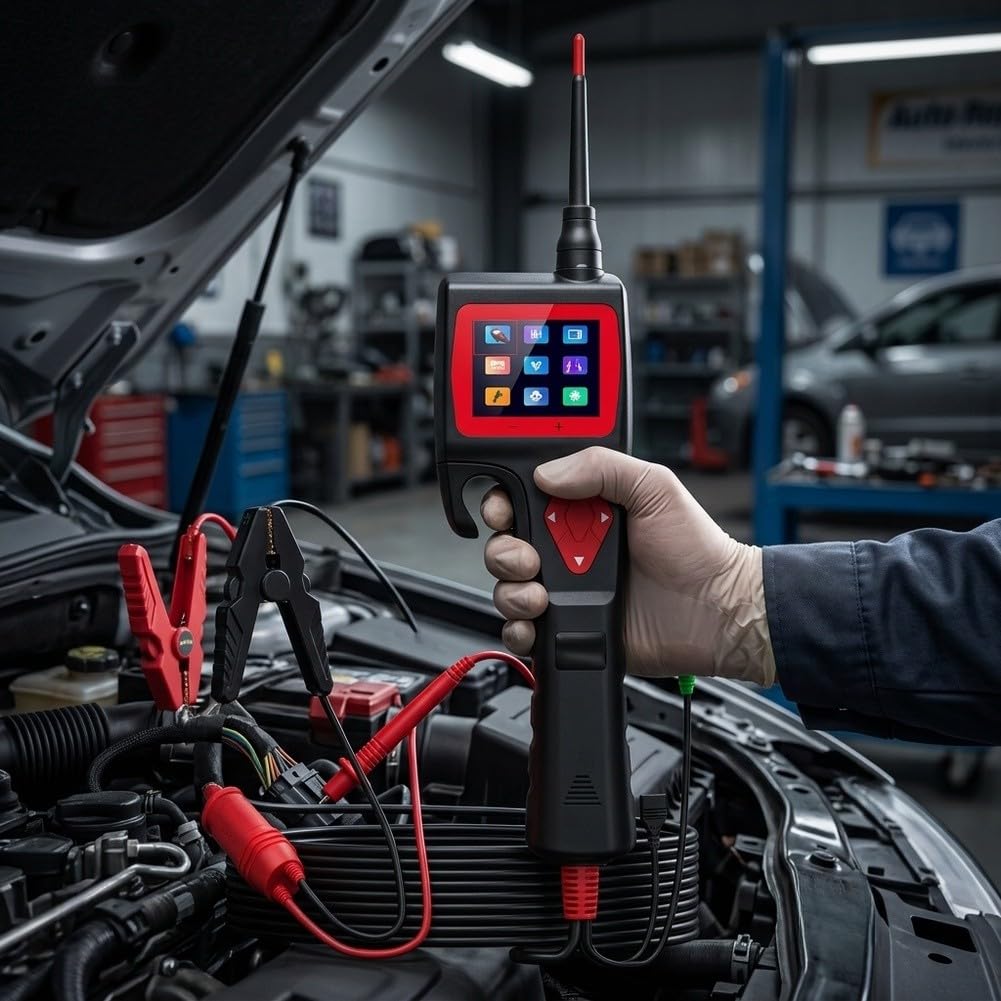 Comprobador de circuitos para coche P200 con pantalla de 2,4 pulgadas