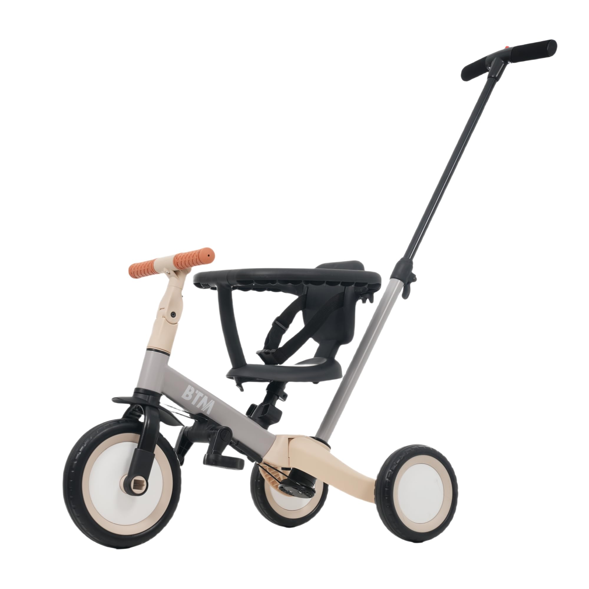 Amazon.co.jp: 【グレー】BTM 三輪車 4in1 足けりバイク 一台4役