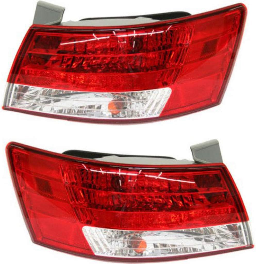 CarLights360 For 2006 2007 Hyundai Sonata Rear Tail Light Driver Side | Replacement For HY2800135 | 92401-OA000, 92401-3K020