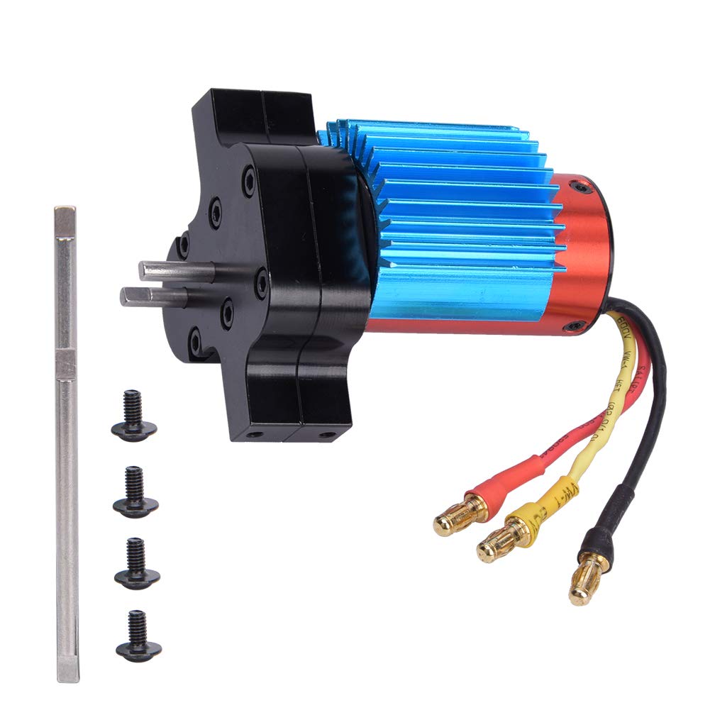 RC Car Motor, 380 RC High Speed Brushless Motor with Metal RC Car Accessories Fit for C14 C24 1/16 RC Car (Black WPL1687BL) C24