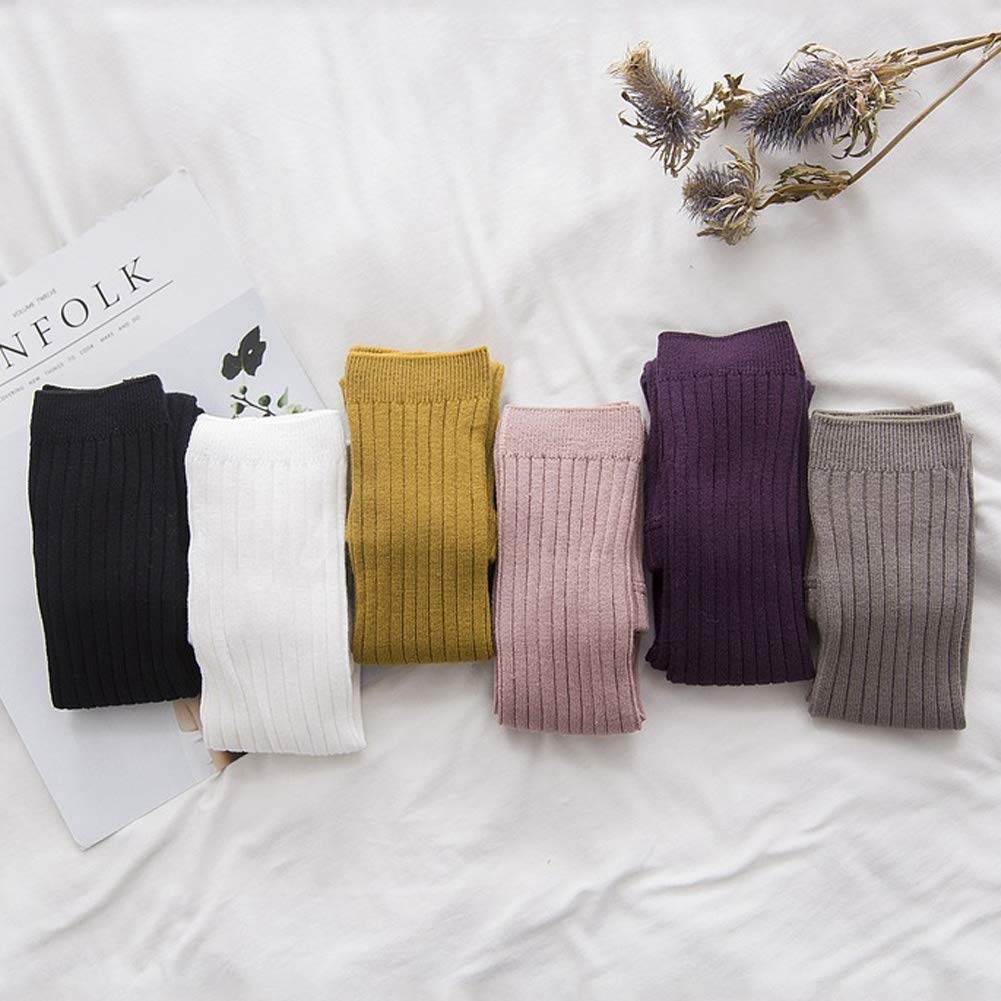 Looching6 Pack Toddler Baby Cable Knit Ankle Leggings Pants