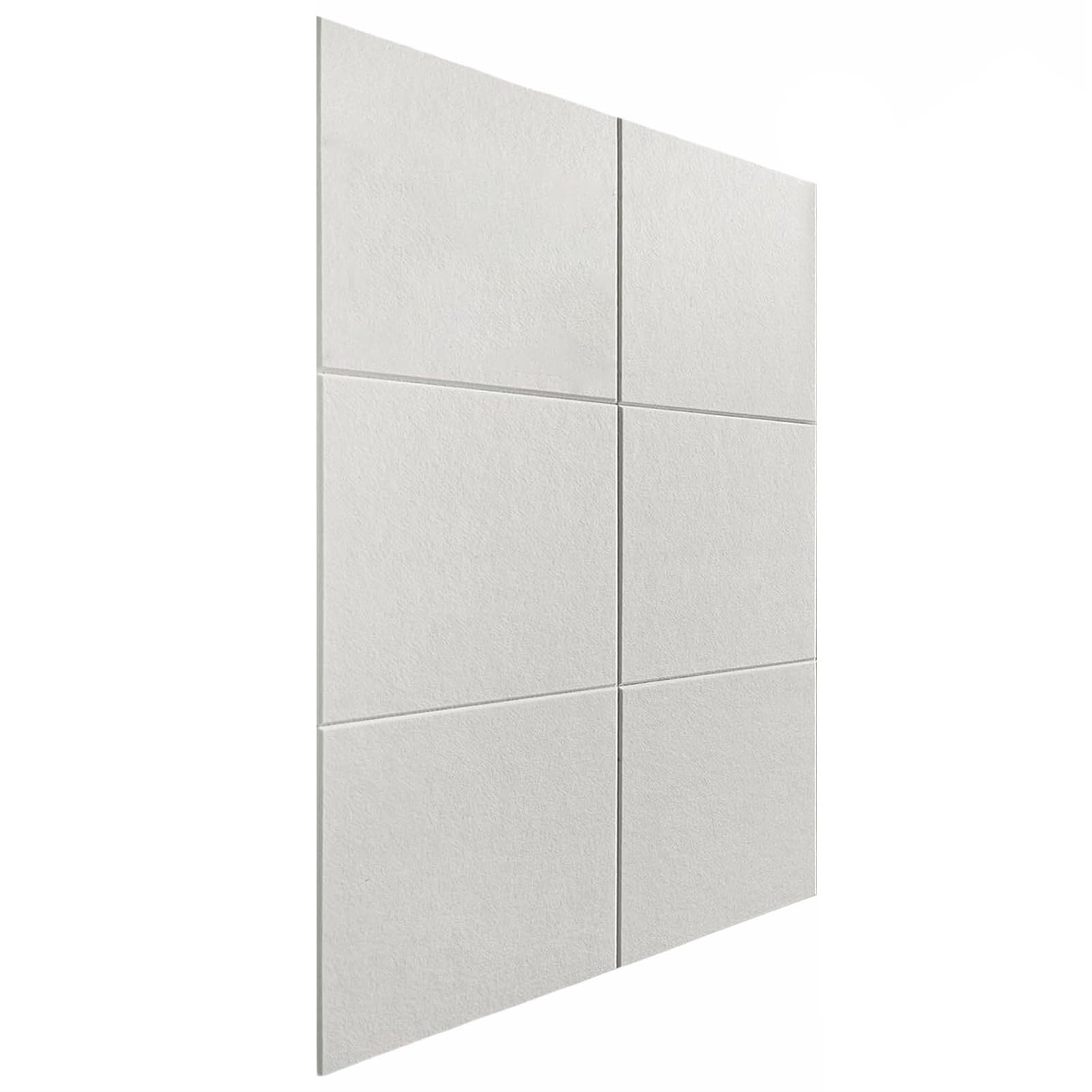 BESTORI Large Cork Board for Wall 36“ x 24", 6 Pack Bulletin Board Alternative Felt Wall Tiles with Removable Adhesive Tabs for Home Office Decor White
